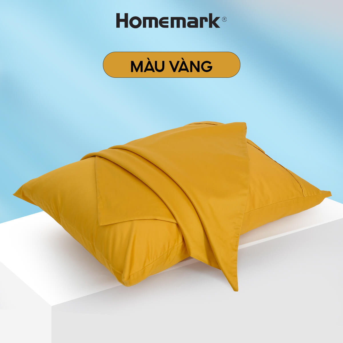 Vỏ Gối Cotton Sateen 100% Cao Cấp 50x70cm Mềm Mại, Thoáng Khí, Chống Nhăn