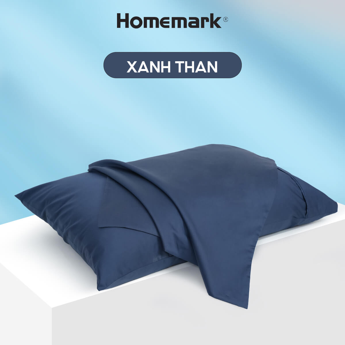 Vỏ Gối Cotton Sateen 100% Cao Cấp 50x70cm Mềm Mại, Thoáng Khí, Chống Nhăn